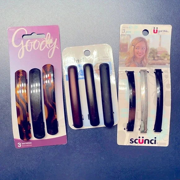 New 3 sets of new barrettes in package - Picture 1 of 7